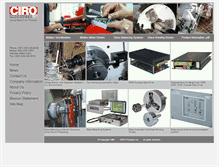 Tablet Screenshot of ciro.com